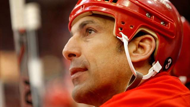 Former Detroit Red Wings player Chris Chelios has joined the ESPN broadcast team