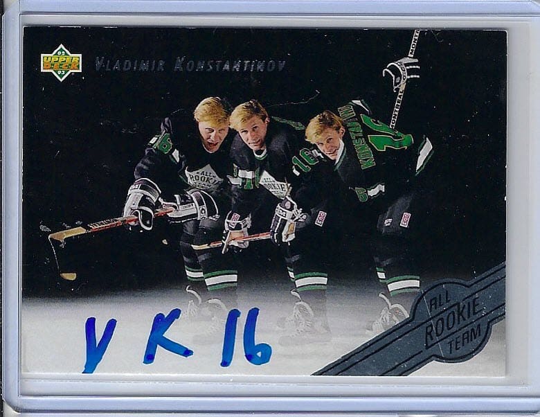 Vladimir Konstantinov hockey card
