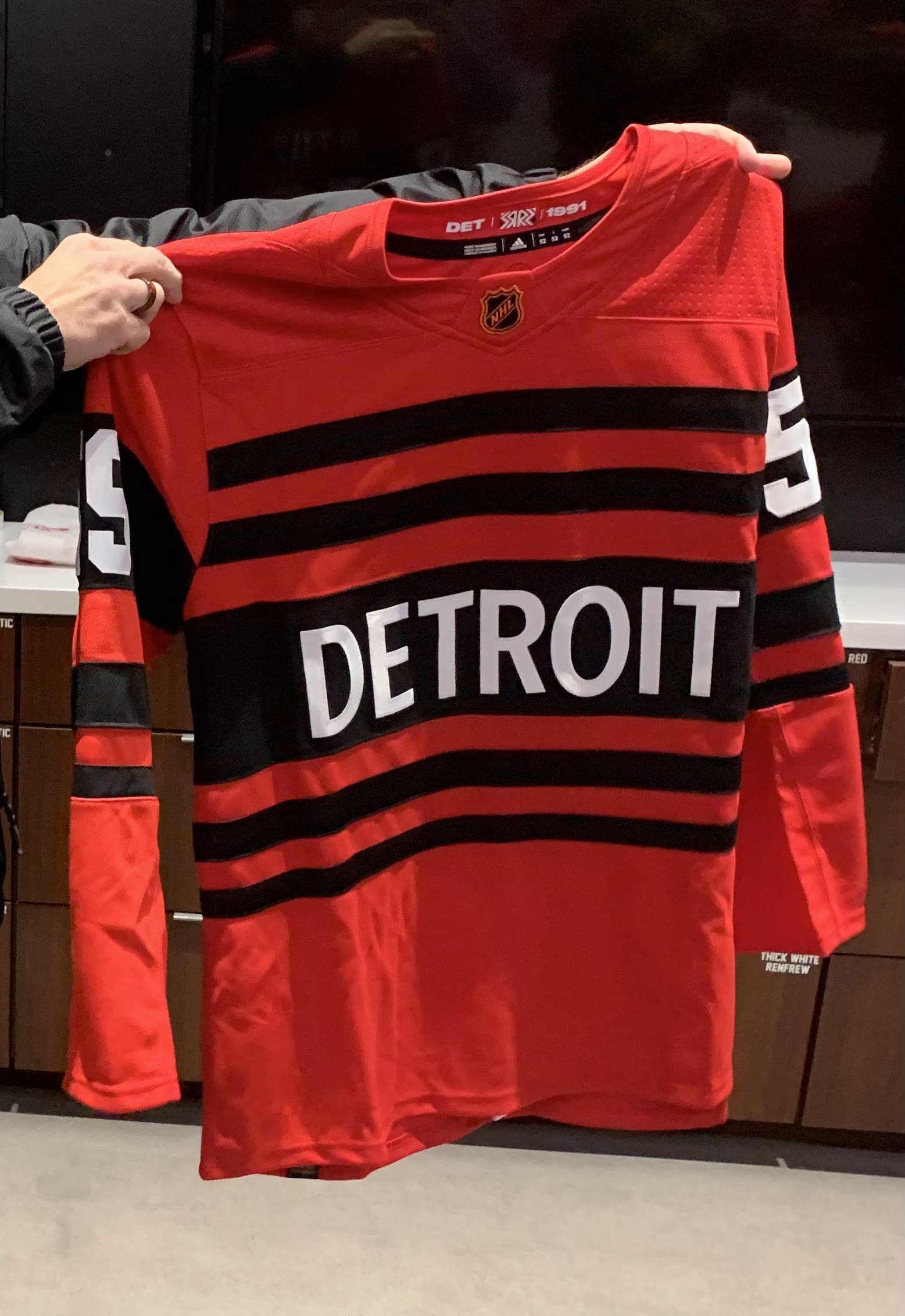 retro jersey, detroit red wings