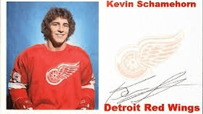 former Red Wings Kevin Schamehorn