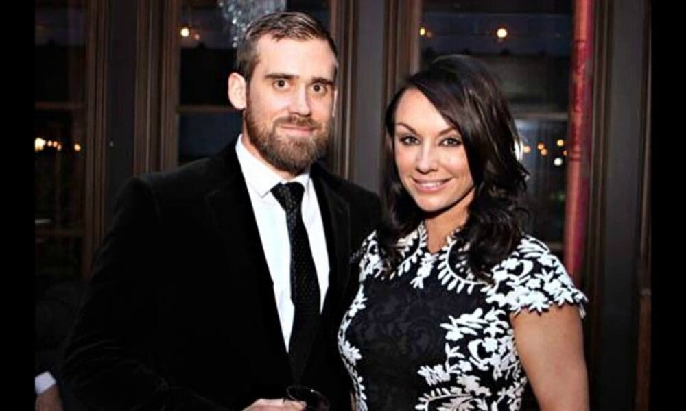 Former Red Wings captain Henrik Zetterberg with wife Emma