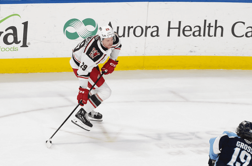 Edvinsson Out, Griffins Fall to Milwaukee; Danielson Debuts